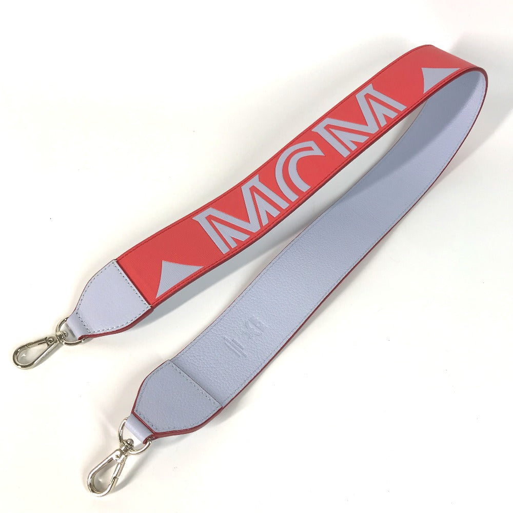 MCM ロゴ ショルダーストラップ レザー レディース レッド