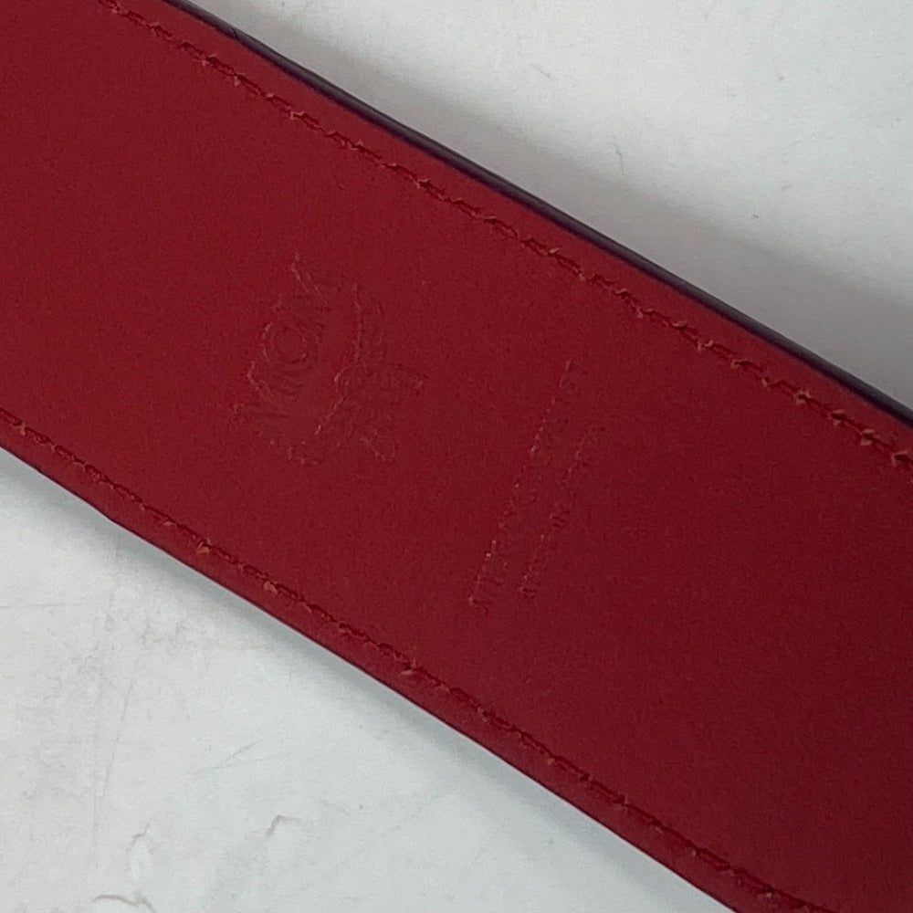MCM ロゴ メタルプレート ショルダーストラップ レザー/スエード レディース パープル - brandshop-reference