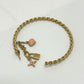 LOUIS VUITTON M65481 Creole Sweet Monogram Hoop Earrings in Metal, Pink, for Women