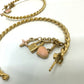 LOUIS VUITTON M65481 Creole Sweet Monogram Hoop Earrings in Metal, Pink, for Women
