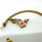LOUIS VUITTON M65481 Creole Sweet Monogram Hoop Earrings in Metal, Pink, for Women