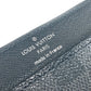 LOUIS VUITTON N63084 Damier Graphite Portefeuille Long Card Case Only, Business Card Holder, Card Case, Damier Graphite Canvas, Men's, Black