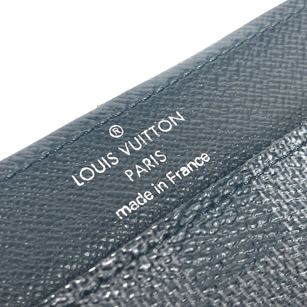 LOUIS VUITTON N63084 Damier Graphite Portefeuille Long Card Case Only, Business Card Holder, Card Case, Damier Graphite Canvas, Men's, Black