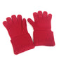 LOUIS VUITTON M58359 Gon LV Collage Gloves, Wool, Unisex, Red