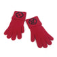LOUIS VUITTON M58359 Gon LV Collage Gloves, Wool, Unisex, Red