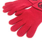 LOUIS VUITTON M58359 Gon LV Collage Gloves, Wool, Unisex, Red