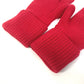 LOUIS VUITTON M58359 Gon LV Collage Gloves, Wool, Unisex, Red