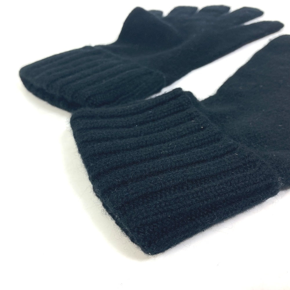 LOUIS VUITTON M72682 Damier Gon Helsinki Gloves, Cashmere, Men's, Black