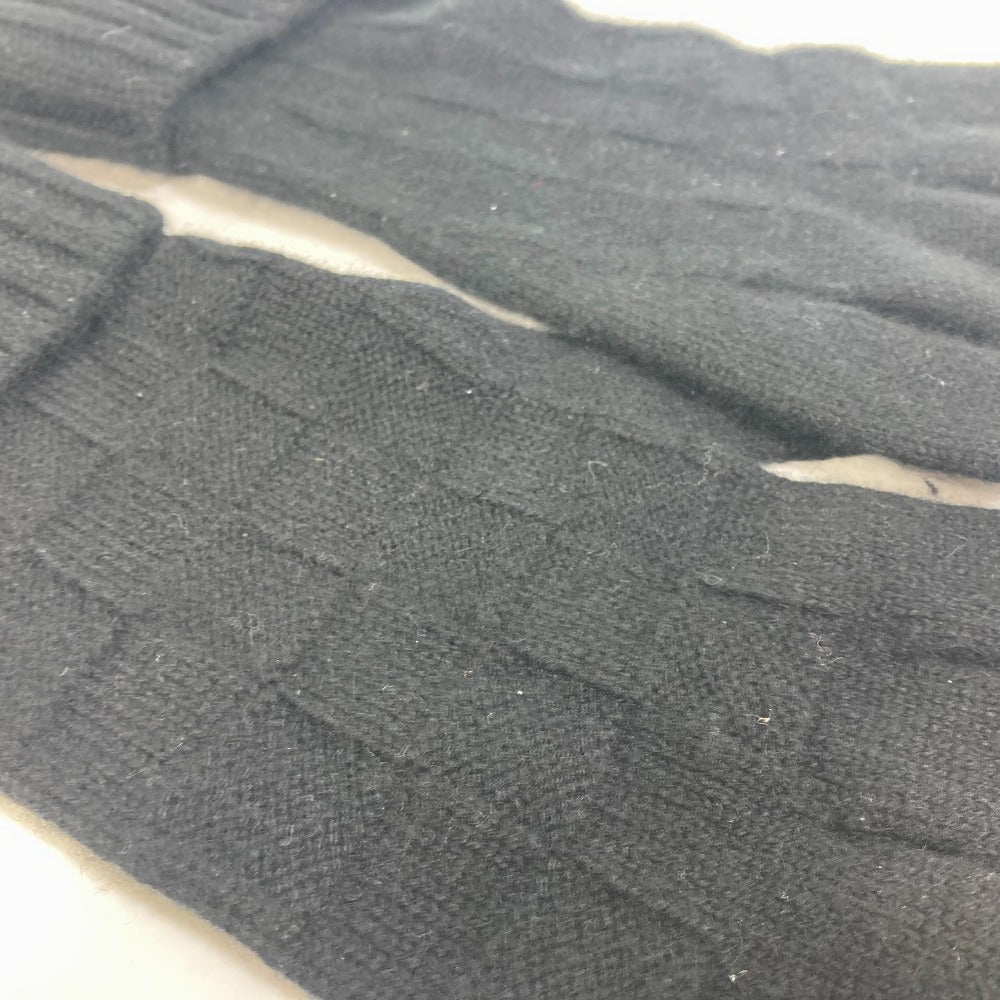 LOUIS VUITTON M72682 Damier Gon Helsinki Gloves, Cashmere, Men's, Black