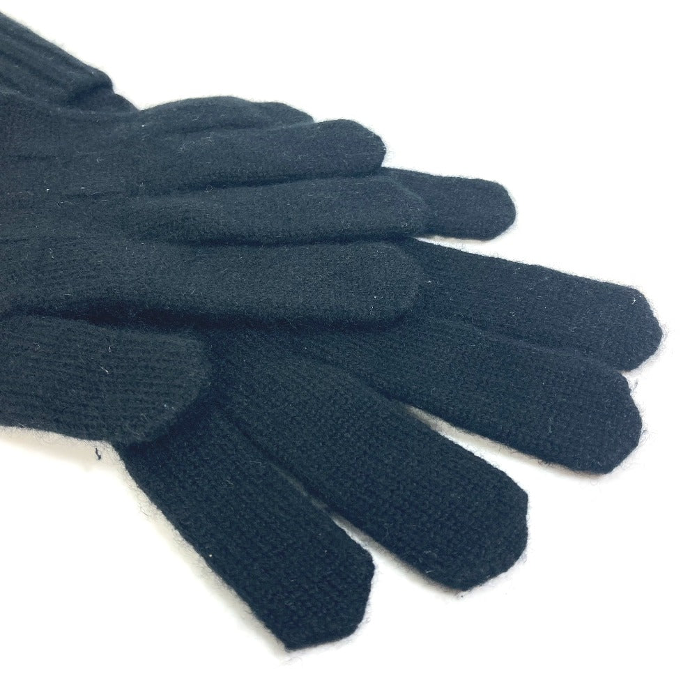 LOUIS VUITTON M72682 Damier Gon Helsinki Gloves, Cashmere, Men's, Black