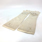LOUIS VUITTON Logo Gonpoliana Lamé LV Long Cashmere Gloves for Women, Ivory