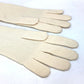 LOUIS VUITTON Logo Gonpoliana Lamé LV Long Cashmere Gloves for Women, Ivory
