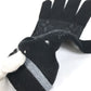 LOUIS VUITTON M73470 Gon Mai Monogram Eclipse Wool Gloves, Men's, Black