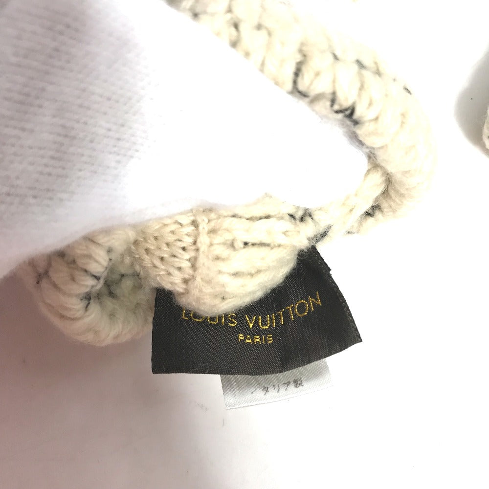 LOUIS VUITTON M58363 Gon Maltage Wool Gloves, Women's, Beige