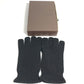 LOUIS VUITTON ニット モノグラム ラメ グローブ 手袋 カシミヤ レディース ブラック