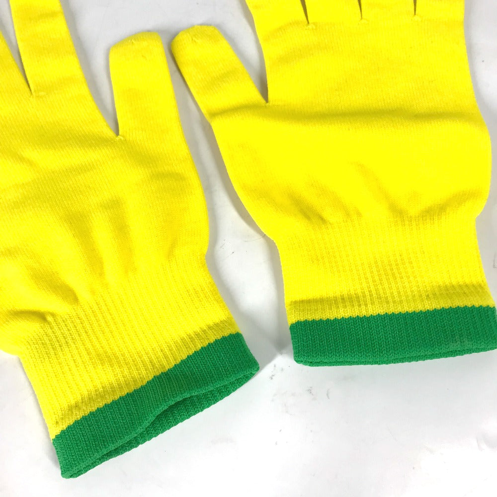 LOUIS VUITTON MP2370 Gon RGB Gloves, Men's Nylon, Yellow