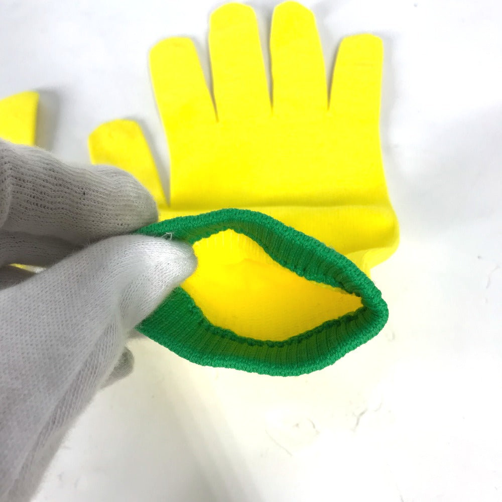 LOUIS VUITTON MP2370 Gon RGB Gloves, Men's Nylon, Yellow