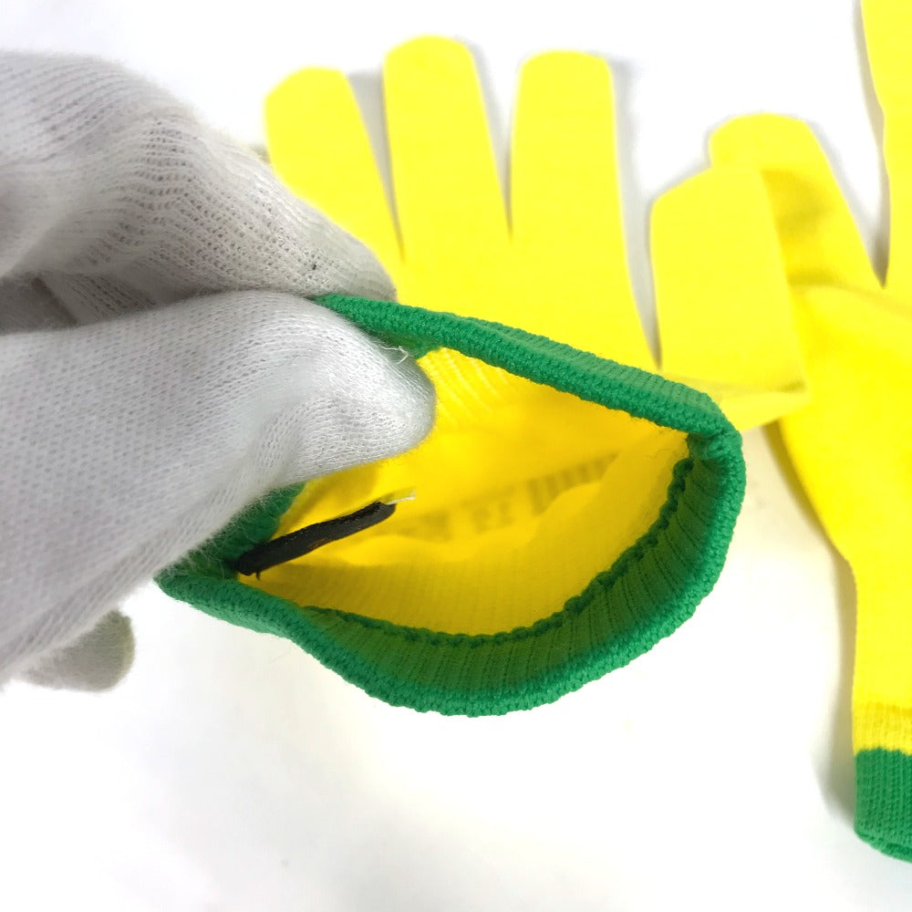 LOUIS VUITTON MP2370 Gon RGB Gloves, Men's Nylon, Yellow