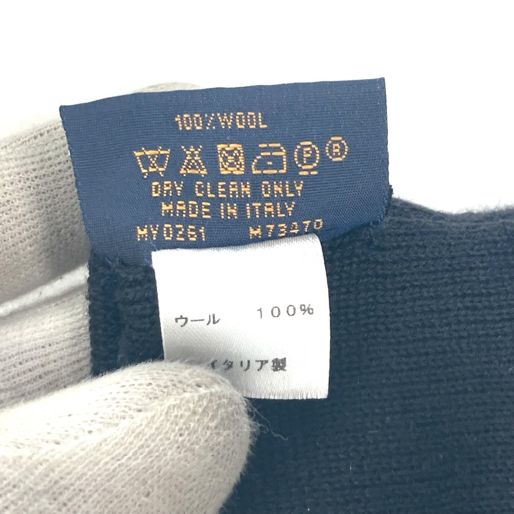 LOUIS VUITTON M73470 ゴン マイ モノグラム エクリプス グローブ 手袋 ウール メンズ ブラック - brandshop-reference