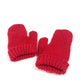 LOUIS VUITTON Morfle Constance Gloves and Mittens, Wool, Women's, Red, with Button Badge