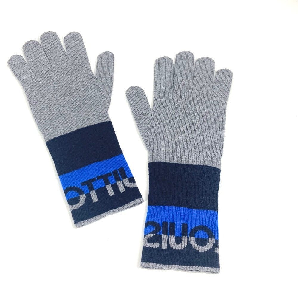 LOUIS VUITTON M71247 Gon LV Horizon Gloves, Accessory, Wool Gloves, Men's, Gray