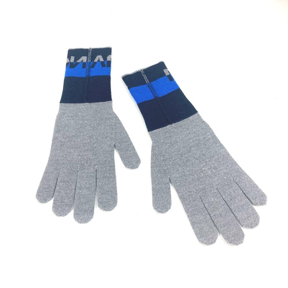 LOUIS VUITTON M71247 Gon LV Horizon Gloves, Accessory, Wool Gloves, Men's, Gray
