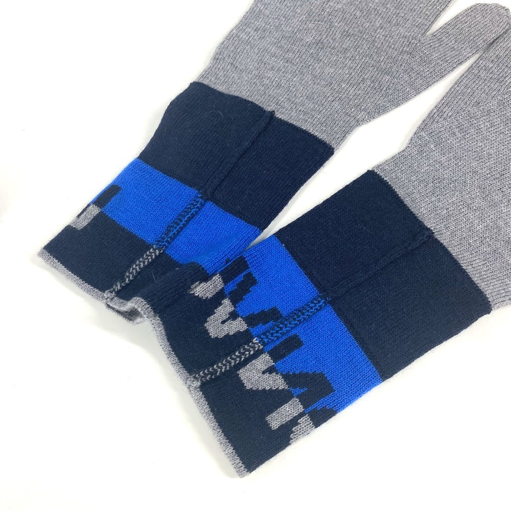 LOUIS VUITTON M71247 Gon LV Horizon Gloves, Accessory, Wool Gloves, Men's, Gray
