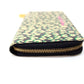 LOUIS VUITTON M91475 ヴェルニ レオパード ジッピーウォレット ラウンドファスナー 長財布 長財布 パテントレザー レディース ブルーアンフィニ ブラック