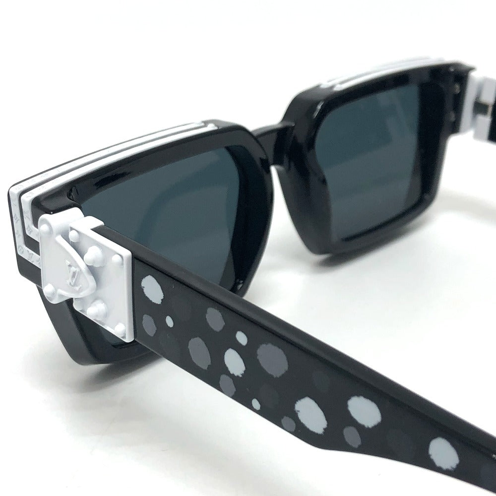 LOUIS VUITTON Z1904E 1.1 Millionaire Infinity Dot LV x YK Plastic Sunglasses, Men's, Black