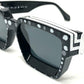LOUIS VUITTON Z1904E 1.1 Millionaire Infinity Dot LV x YK Plastic Sunglasses, Men's, Black