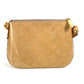 LOUIS VUITTON M91508 Monogram Vernis Minna Street Crossbody Pochette Shoulder Bag in Beige Noisette