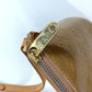 LOUIS VUITTON M91508 Monogram Vernis Minna Street Crossbody Pochette Shoulder Bag in Beige Noisette