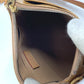 LOUIS VUITTON M91508 Monogram Vernis Minna Street Crossbody Pochette Shoulder Bag in Beige Noisette