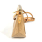 LOUIS VUITTON M91508 Monogram Vernis Minna Street Crossbody Pochette Shoulder Bag in Beige Noisette