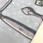 LOUIS VUITTON M70807 Monogram Confidential Accessory with Tag, Silk Stole, Women's, Blue, Light Blue