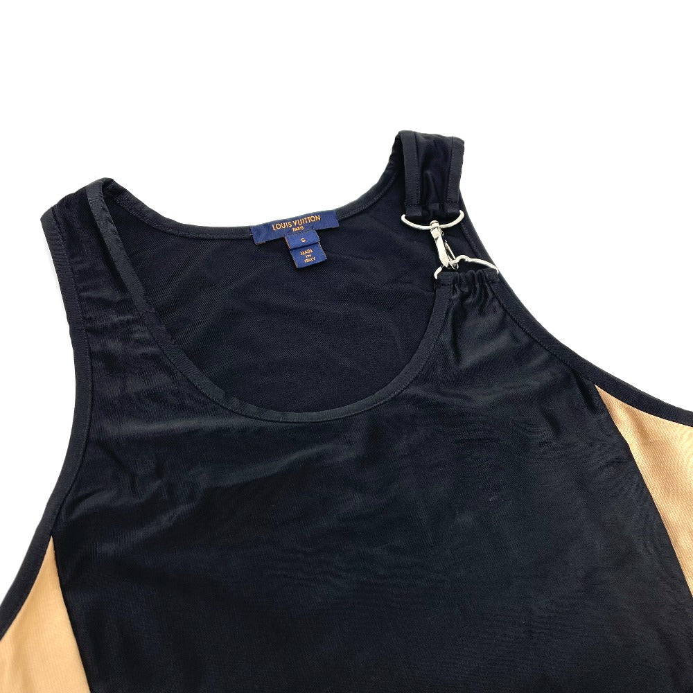 LOUIS VUITTON Women's Sleeveless Tube Tank Top/Dress in Vitamins, Black and Beige, FW21