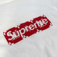 LOUIS VUITTON Apparel LOUIS VUITTON SUPREME Box Logo Apparel Tops Cotton Short Sleeve T-Shirt Men's White