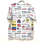 LOUIS VUITTON Apparel T-shirt, Tops, Apparel 19AW All-Over Logo Print Short Sleeve Cotton T-Shirt Men's White x Multicolor