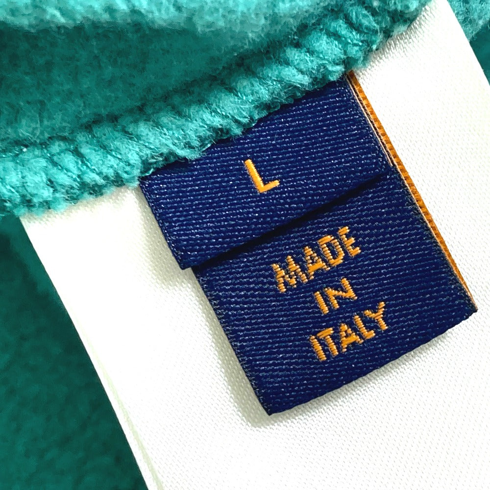 LOUIS VUITTON Signature Hoodie, Long Sleeve, Cotton, Men's, Blue