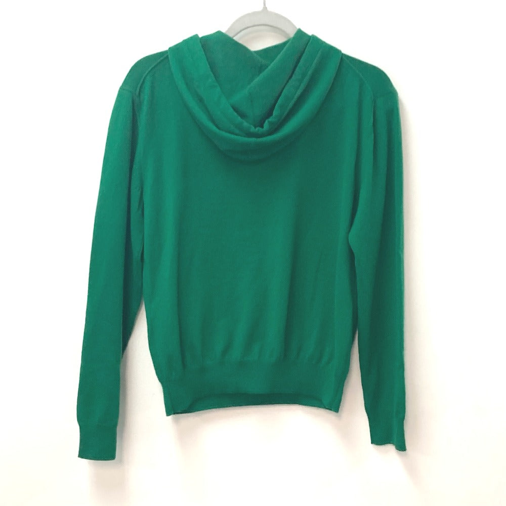 LOUIS VUITTON 1A9FQT LVSE LV Embossed Hoodie Sweater, Long Sleeve, Cashmere, Men's, Green