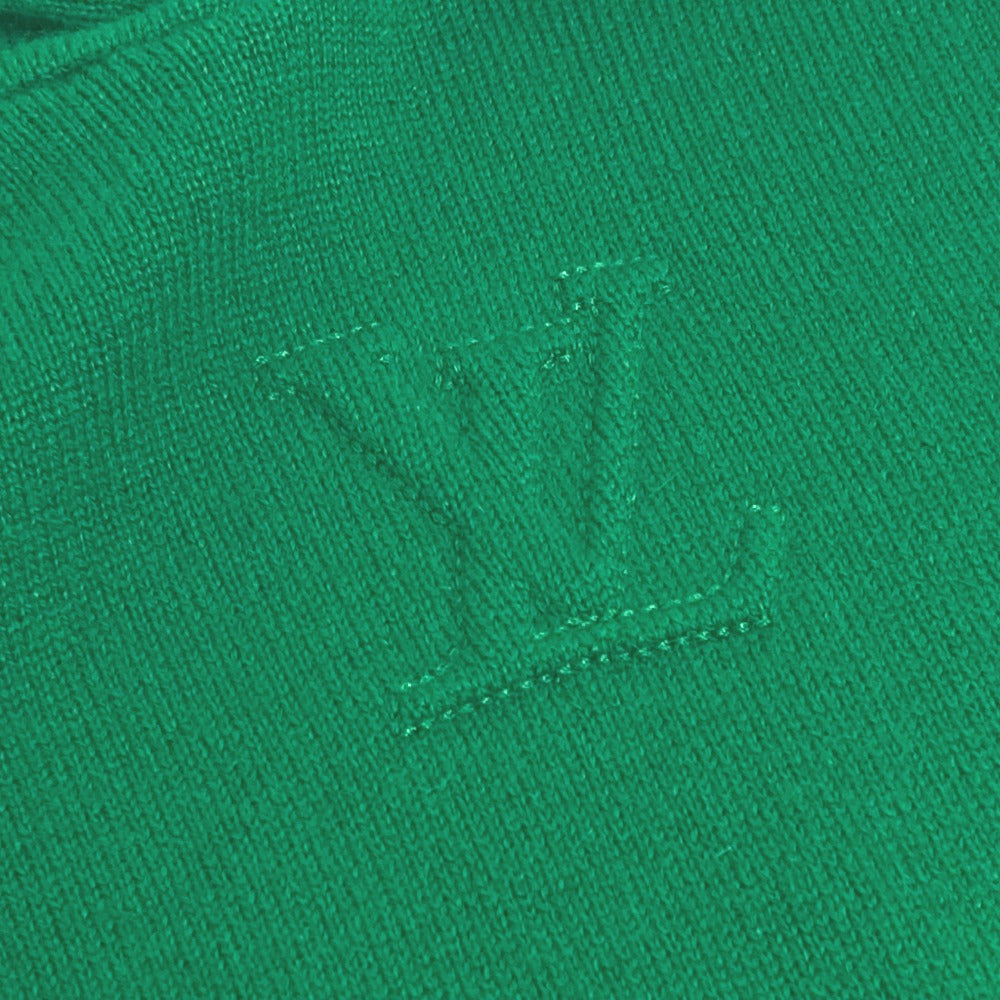LOUIS VUITTON 1A9FQT LVSE LV Embossed Hoodie Sweater, Long Sleeve, Cashmere, Men's, Green