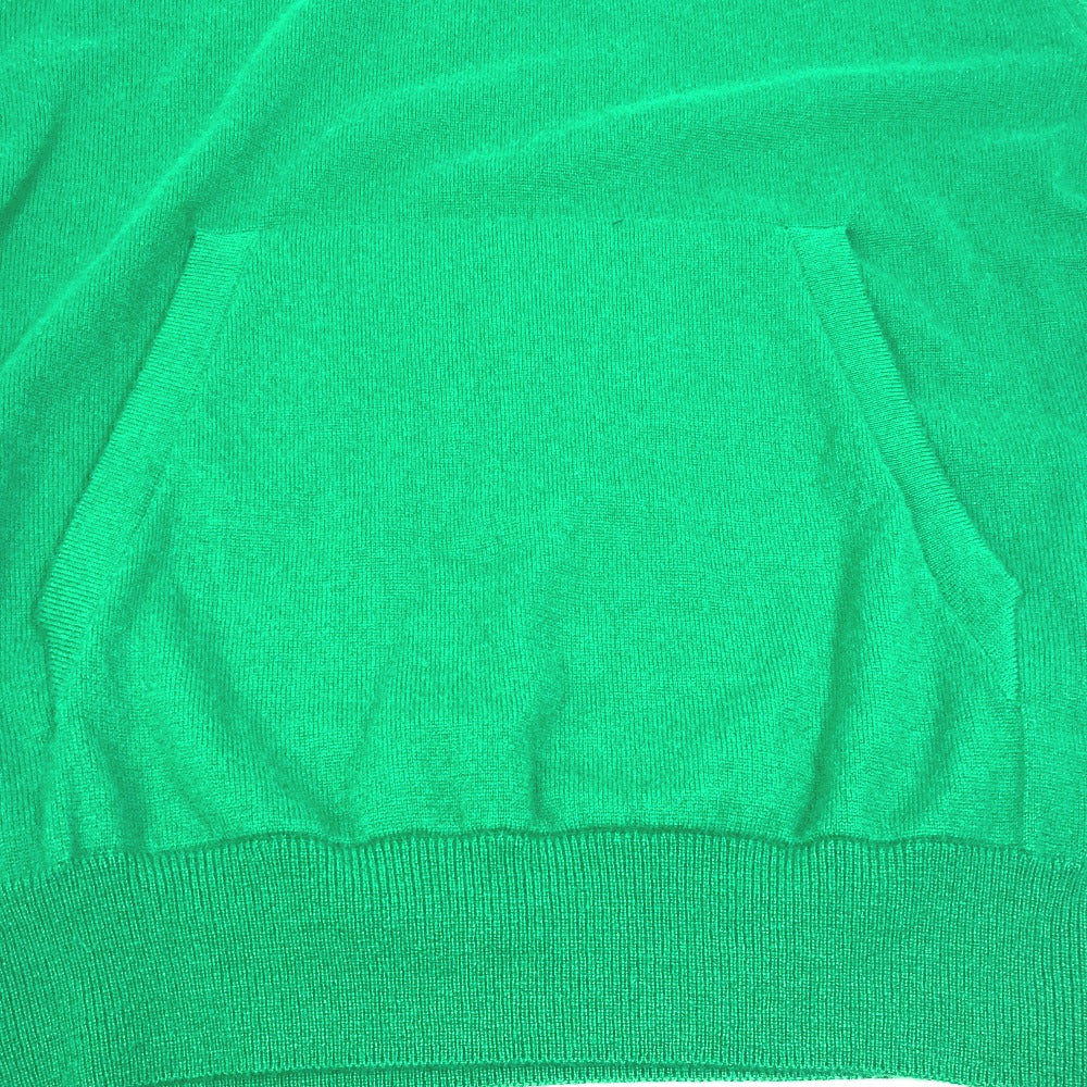 LOUIS VUITTON 1A9FQT LVSE LV Embossed Hoodie Sweater, Long Sleeve, Cashmere, Men's, Green
