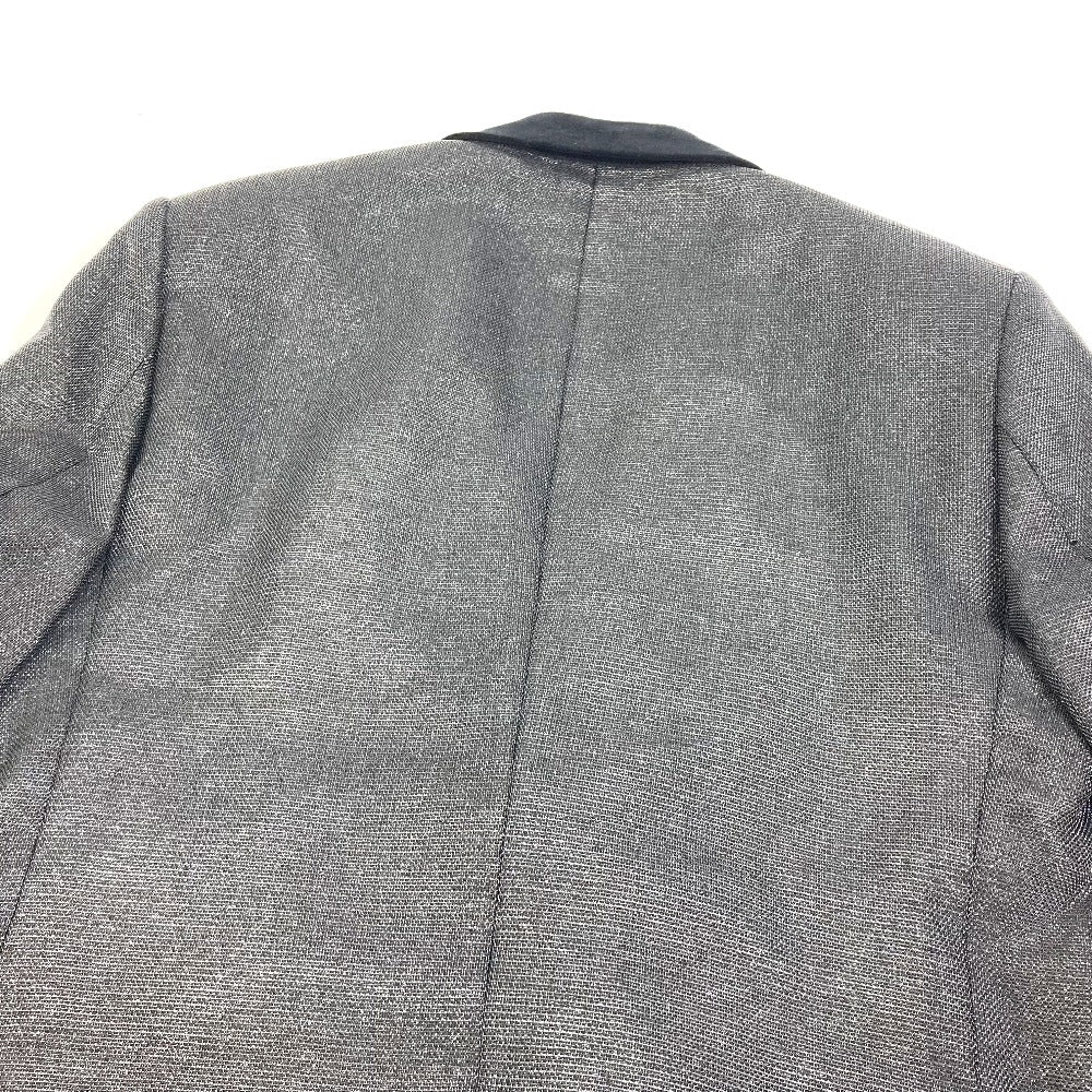 LOUIS VUITTON FLVE98 Slit Sleeve Tuxedo Long Sleeve Outerwear Jacket in Viscose, Women's, Black