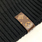LOUIS VUITTON FLKW83 フード スリーブレスニット ノースリーブ ニット ウール レディース ブラック