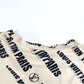 LOUIS VUITTON FLTS86 21SS Signature Logo Long Sleeve Top, All-Over Print Crew Neck Long Sleeve Shirt, Rayon, Women's, White Beige
