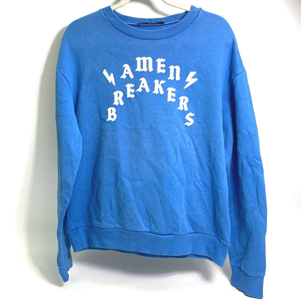 LOUIS VUITTON 2022SS Armen Breakers Crew Neck Sweatshirt, Long Sleeve, Cotton, Men's, Blue