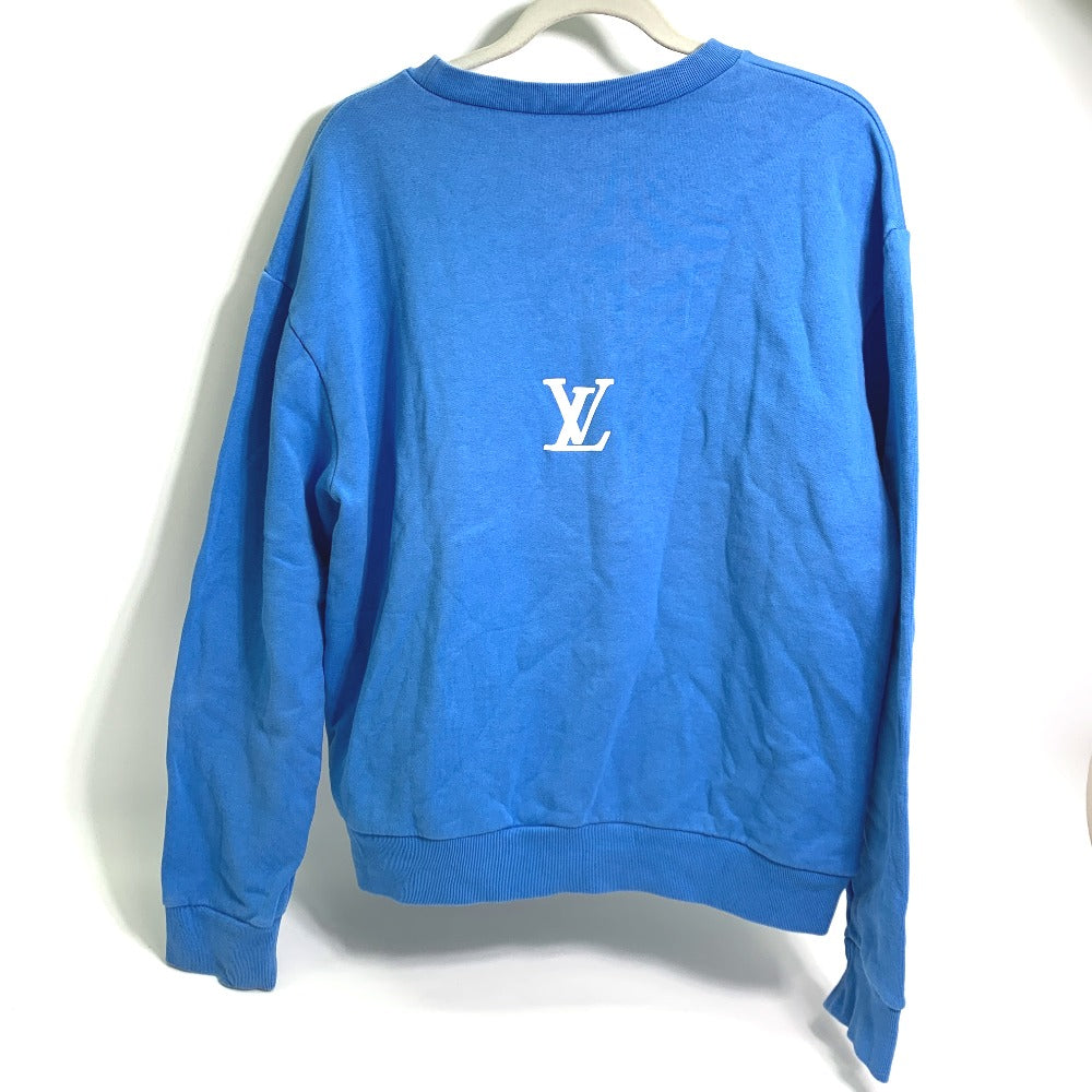 LOUIS VUITTON 2022SS Armen Breakers Crew Neck Sweatshirt, Long Sleeve, Cotton, Men's, Blue