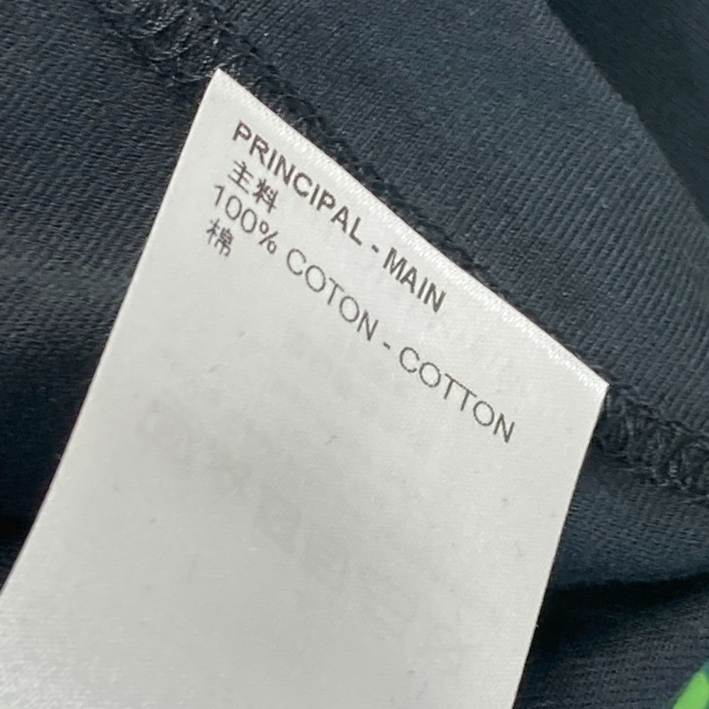 LOUIS VUITTON Pleated Apparel Tops RM221 Short Sleeve Cotton T-Shirt Men's Black