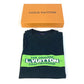 LOUIS VUITTON Pleated Apparel Tops RM221 Short Sleeve Cotton T-Shirt Men's Black