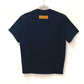 LOUIS VUITTON Pleated Apparel Tops RM221 Short Sleeve Cotton T-Shirt Men's Black